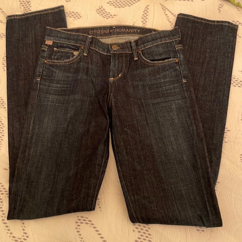 Citizens of Humanity low rise straight leg womens jeans - Size 26